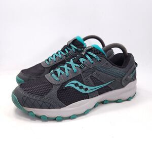 Saucony Raptor TR Athletic Lace Up Shoe Womens Size 8.5 S15427-1 Gray Blue